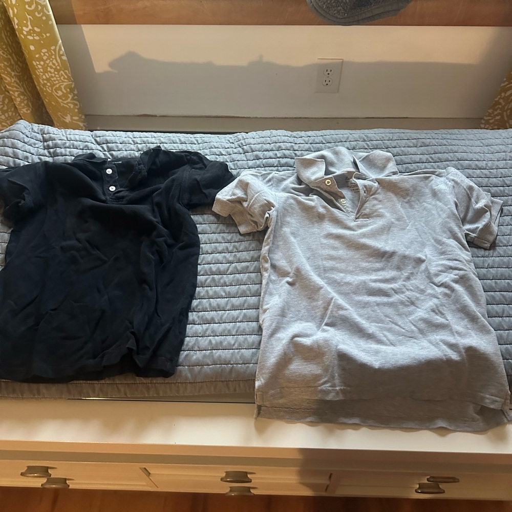 Old Navy Kids Polo Shirt Set - Black and Gray